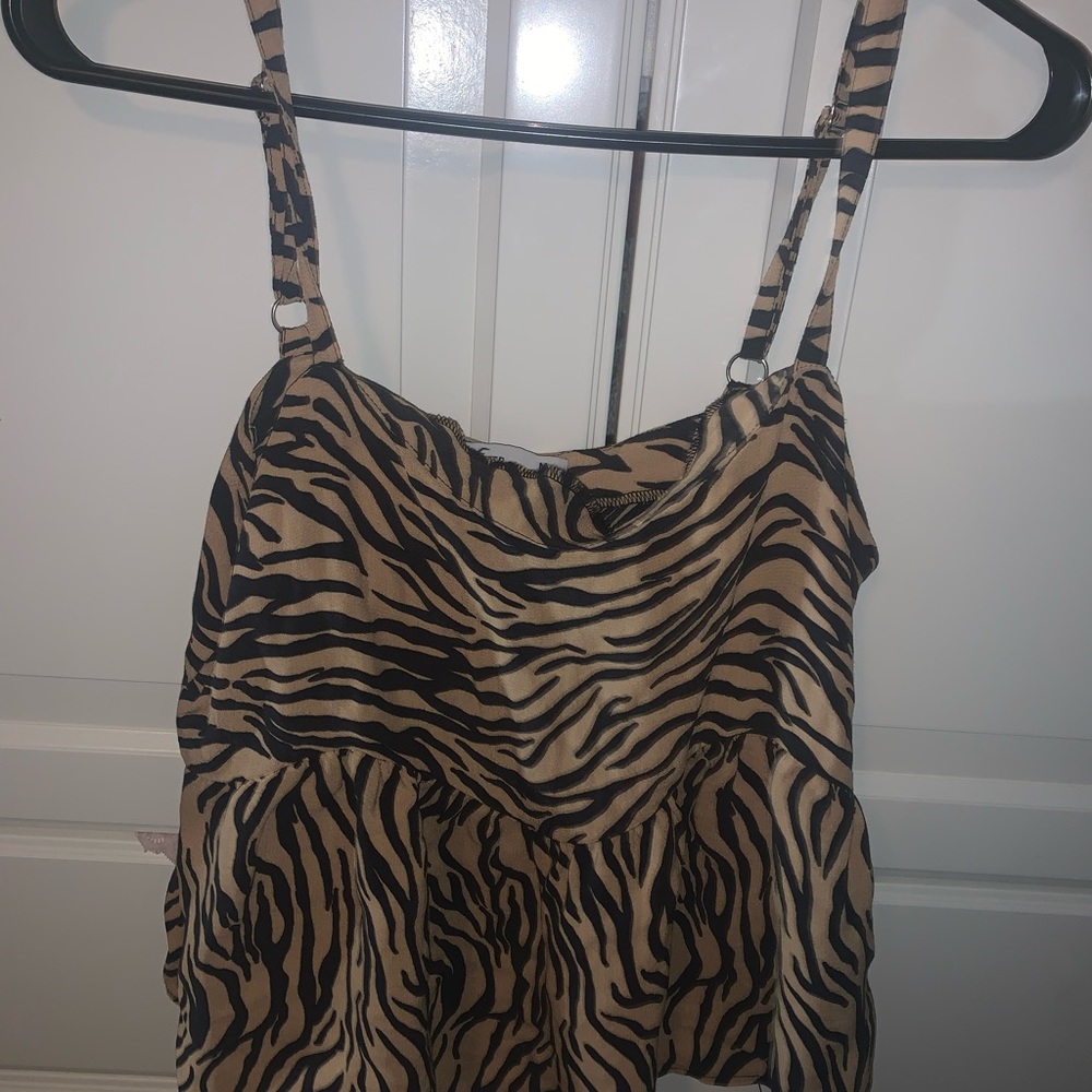 Hollister cheetah top